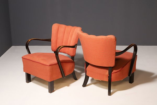 H-237 Cocktail Chairs by Jindřich Halabala, 1950s, Set of 2-HXT-2043198