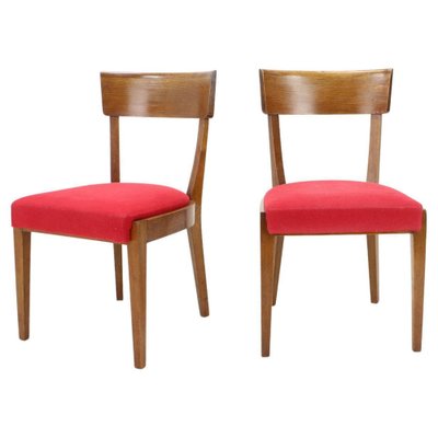 H-40 Dining Chairs attributed to Jindrich Halabala for Up Závody, 1940s, Set of 2-TZ-1418959