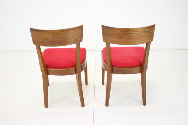 H-40 Dining Chairs attributed to Jindrich Halabala for Up Závody, 1940s, Set of 2-TZ-1418959