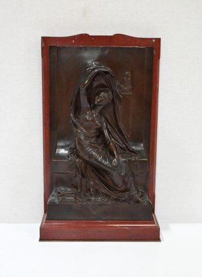 H. Chapu, La Pensée Sculpture, 19th-Century, Bronze & Marble-RVK-1338945