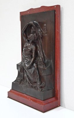 H. Chapu, La Pensée Sculpture, 19th-Century, Bronze & Marble-RVK-1338945