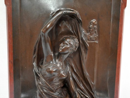 H. Chapu, La Pensée Sculpture, 19th-Century, Bronze & Marble-RVK-1338945