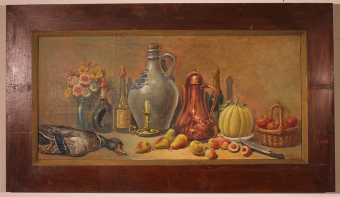 H. Coulon, Still Life, 19th Century, Oil on Canvas, Framed-HPU-1722489