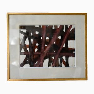 H. Doll, Composition, 1970s, Artwork on Paper, Framed-AIU-1757097