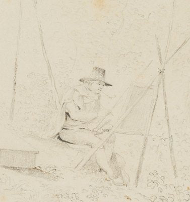 H. Freudweiler, Artists in the Landscape, 1780, Pencil-OJR-1273254