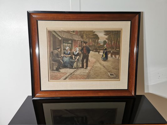 H. Houben, Lithograph, Framed-QJA-1115091