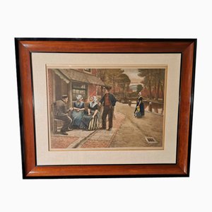 H. Houben, Lithograph, Framed-QJA-1115091