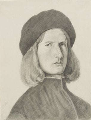 H. Kestner, Portrait of a Young Man, 1830, Pencil-OJR-1273283