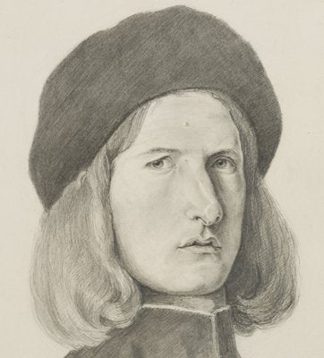 H. Kestner, Portrait of a Young Man, 1830, Pencil-OJR-1273283