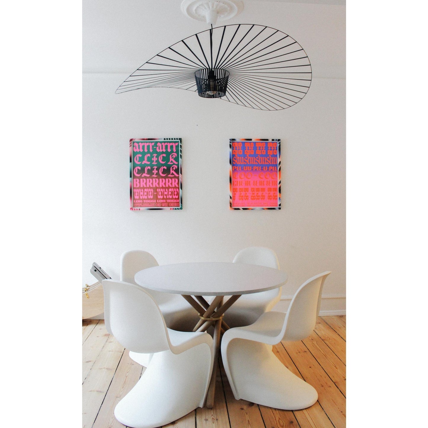 Eberhart Hector 105 Dining Table Light Concrete/Light Oak