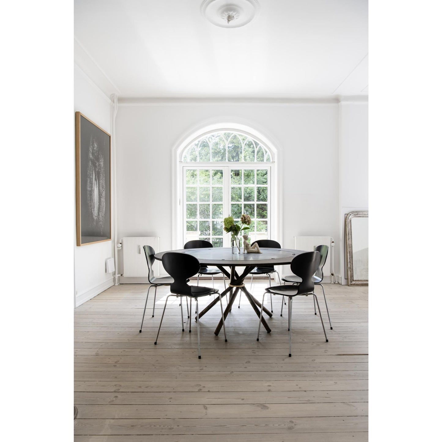Eberhart Hector 105 Dining Table Light Concrete/Light Oak