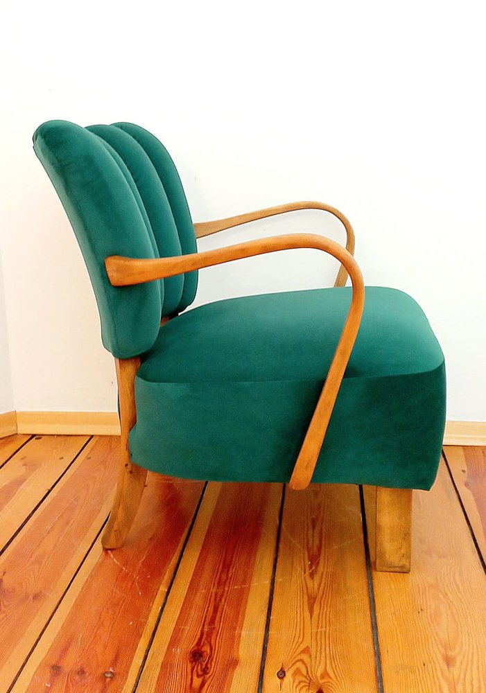 H237 Cocktail Chair attribted to Jindřich Halabala for Up Races, Czechoslovakia, 1950s