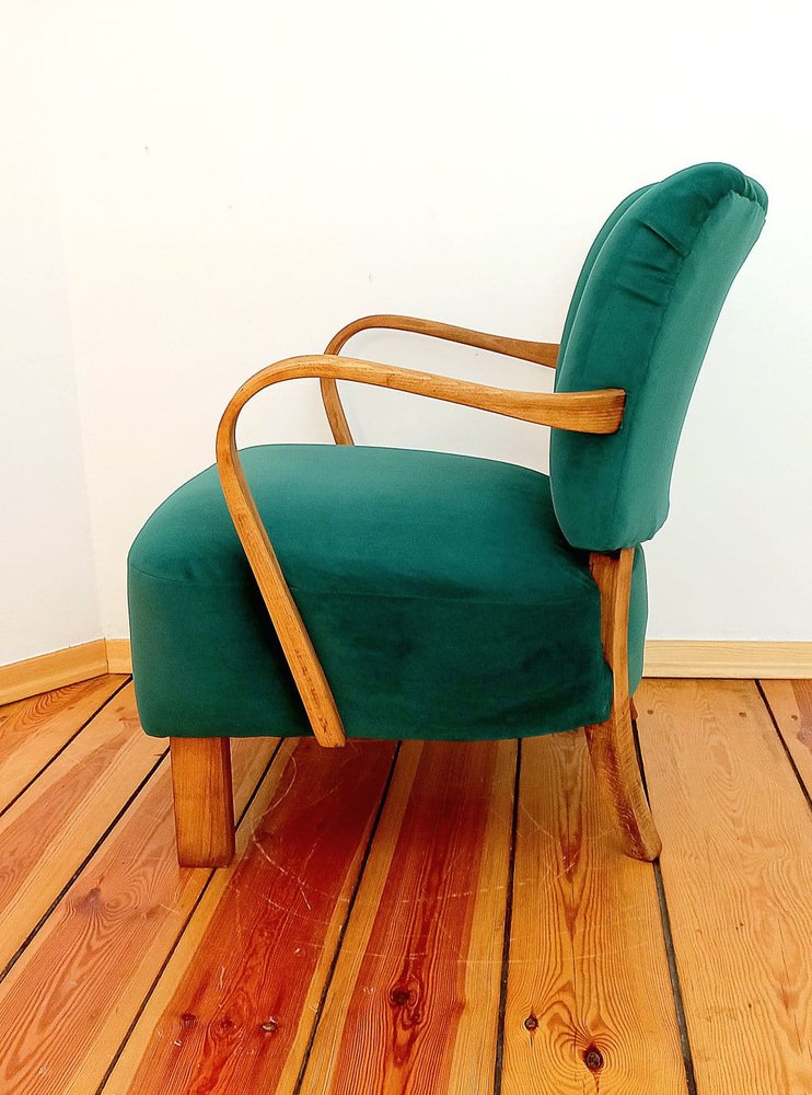 H237 Cocktail Chair attribted to Jindřich Halabala for Up Races, Czechoslovakia, 1950s