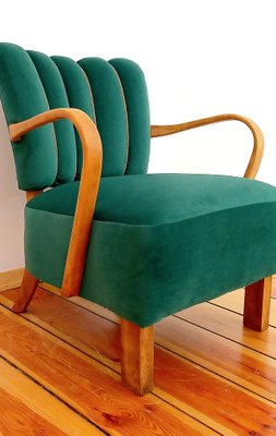 H237 Cocktail Chair attribted to Jindřich Halabala for Up Races, Czechoslovakia, 1950s