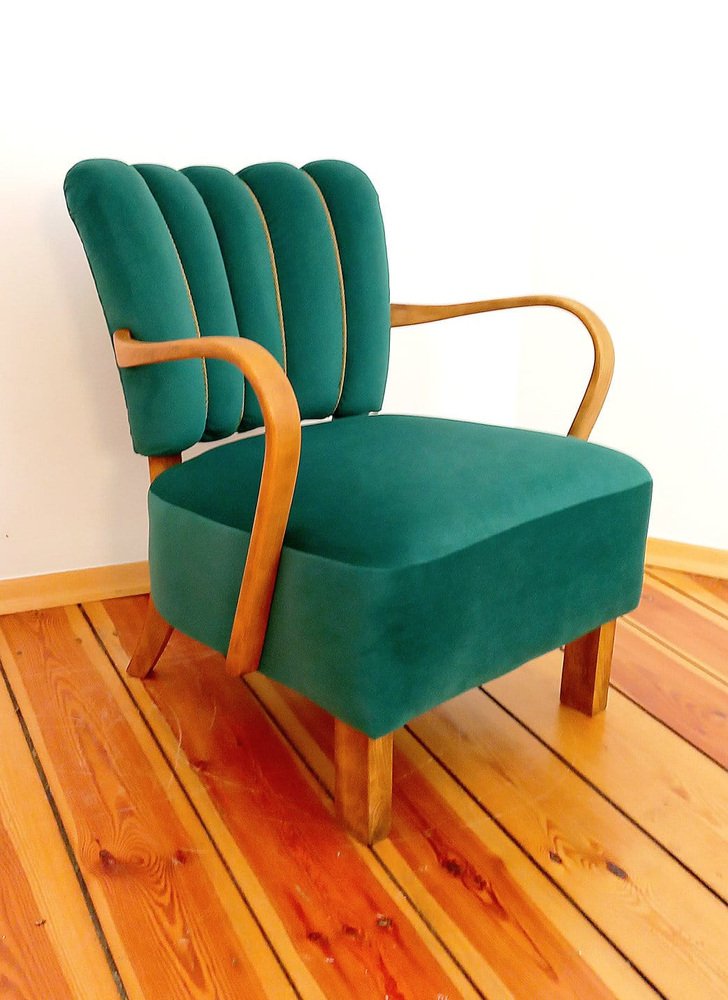 H237 Cocktail Chair attribted to Jindřich Halabala for Up Races, Czechoslovakia, 1950s