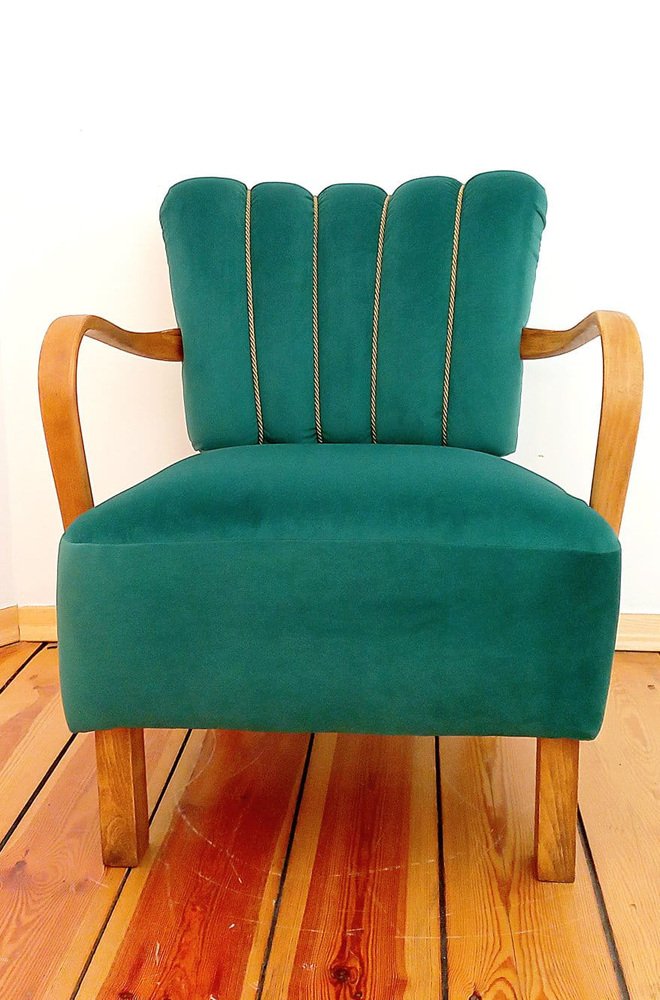 H237 Cocktail Chair attribted to Jindřich Halabala for Up Races, Czechoslovakia, 1950s