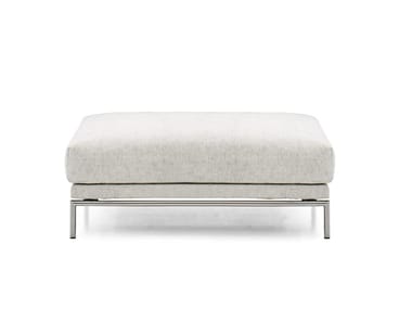 GENTRY - Upholstered fabric footstool by Moroso