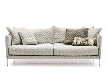 GENTRY - Fabric or leather 2seater sofa (Dimension - W240xD90xH76 / Upholstery Material - People for Gentry Big braid)