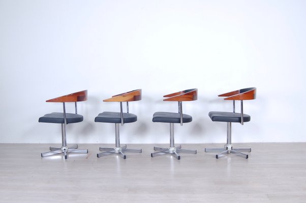 Hairdressing Salon Armchairs from Maletti, 1990s, Set of 4-XSG-1098381