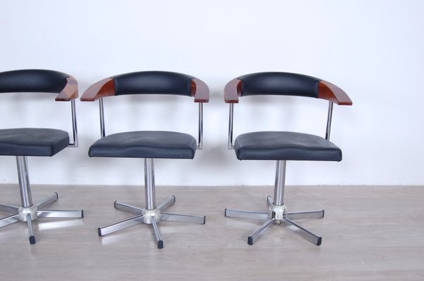 Hairdressing Salon Armchairs from Maletti, 1990s, Set of 4-XSG-1098381