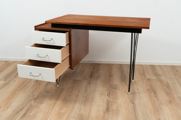 Hairpin Writing Desk by Cees Braakman for Pastoe, 1960s-GE-2021172