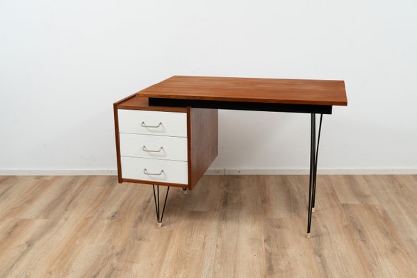 Hairpin Writing Desk by Cees Braakman for Pastoe, 1960s-GE-2021172