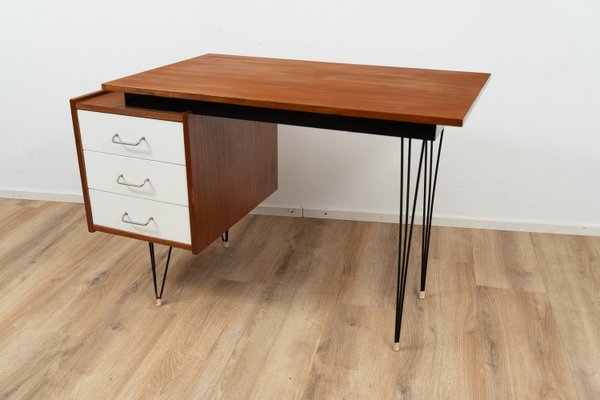 Hairpin Writing Desk by Cees Braakman for Pastoe, 1960s-GE-2021172