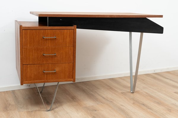 Hairpin Writing Desk by Cees Braakman for Pastoe, 1960s-GE-1813507