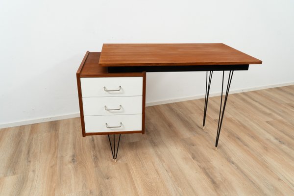 Hairpin Writing Desk by Cees Braakman for Pastoe, 1960s-GE-2021172