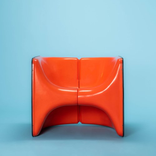 Half & Half Armchair by Ch. Germanaz for Airborne, 1968