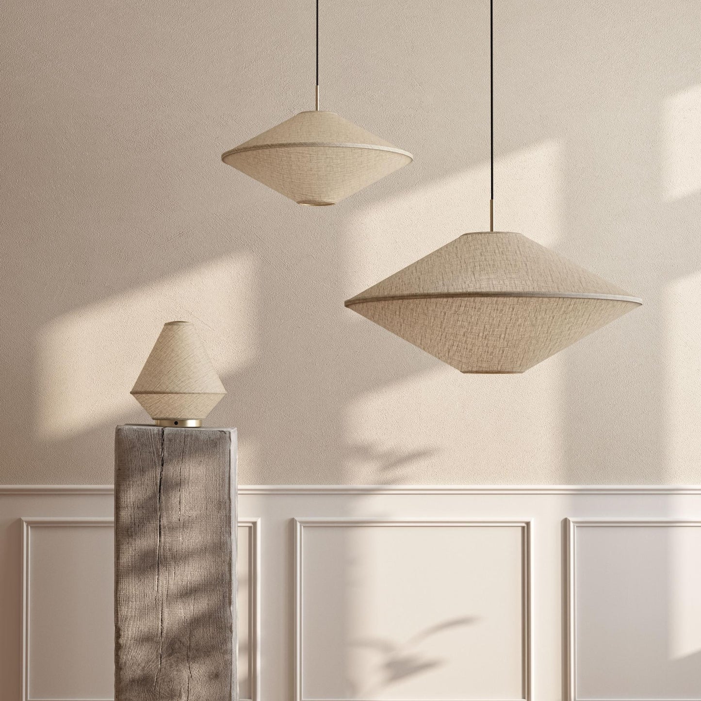 Edgeform Tafta Transportable Lamp Natural