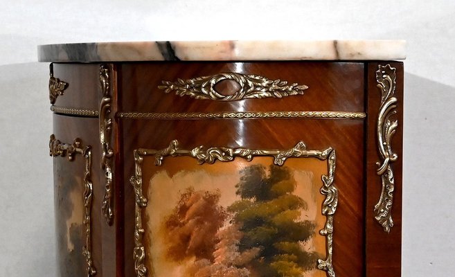 Half-Moon Buffet in Mahogany, 1920s-RVK-1394754