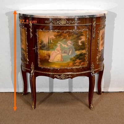 Half-Moon Buffet in Mahogany, 1920s-RVK-1394754