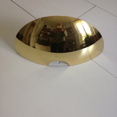 Half-Moon Wall Light in Brass, 1970-NTQ-1706791