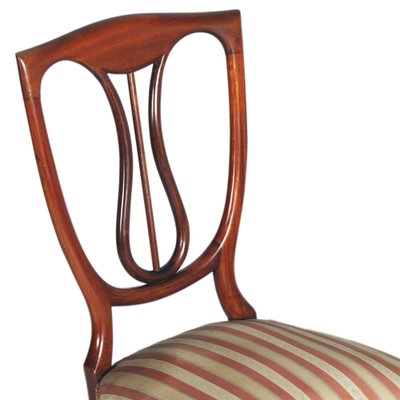 Hall Chairs in Mahogany Attributed to Melchiorre Bega, 1940s, Set of 2-NJV-1264286