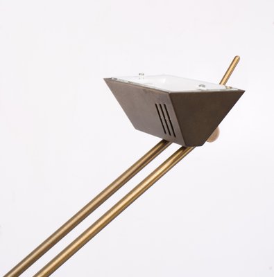 Halogen Bronze Floor Lamp by Egon Hillebrand, Germany, 1980s-GCG-1752375