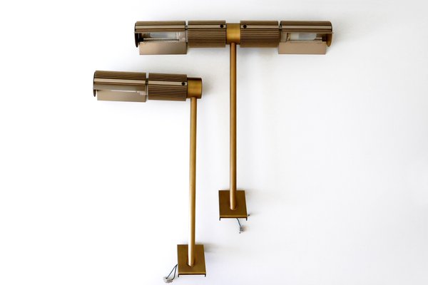 Haloprofil Wall Lamps by V. Frauenknecht for Swisslamps International, Switzerland, 1970s, Set of 2-WPT-955233