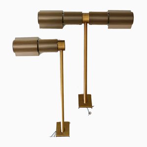 Haloprofil Wall Lamps by V. Frauenknecht for Swisslamps International, Switzerland, 1970s, Set of 2-WPT-955233