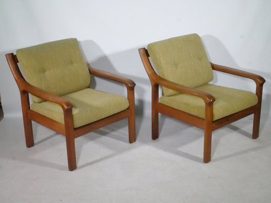 Hamborn Teak Armchairs from Möbelfabrik Holstebro, 1960s, Set of 2-LVS-1802953