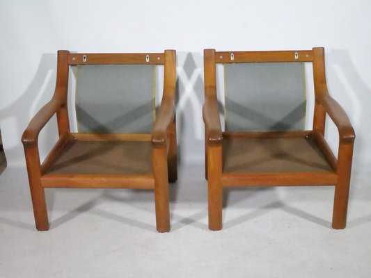 Hamborn Teak Armchairs from Möbelfabrik Holstebro, 1960s, Set of 2-LVS-1802953