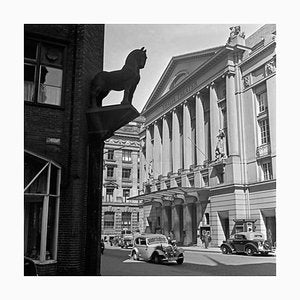 Hamburg Thalia Theatre Cars and Horse Sculpture, Germany 1938, Printed 2021-DYV-992049