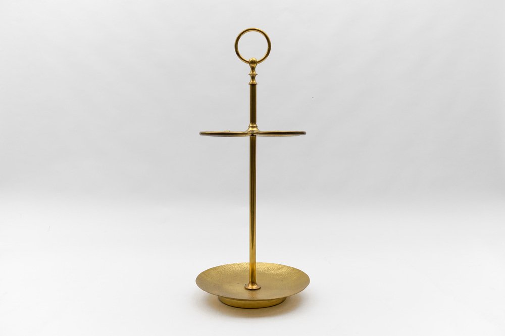 Hammered Brass Umbrella Stand, Austria, 1960s