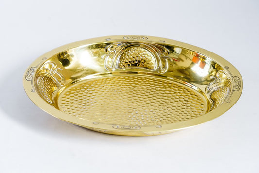 Hammered Jugendstil Fruit Bowl, 1910