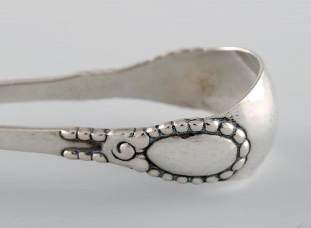 Hammered Silver Sugar Tong by Evald Nielsen, 1925