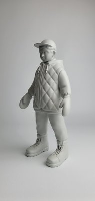 Han-Jin Choi, Country Boy in Grey, 2021, Resin-CHG-1314283