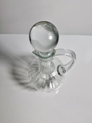 Hand-Blown Ball Glass Carafe, Italy, 1950s-VTK-2020167