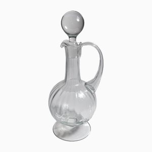 Hand-Blown Ball Glass Carafe, Italy, 1950s-VTK-2020167