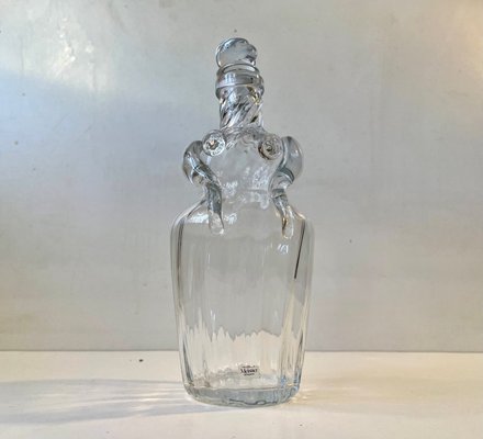 Hand-Blown Figural Woman Decanter in Optical Glass by Erik Meisner, 1970s-LCR-1326348