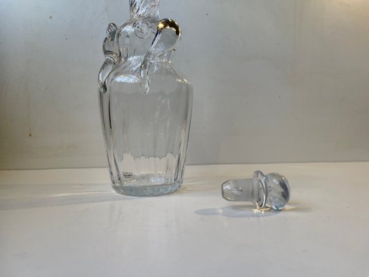 Hand-Blown Figural Woman Decanter in Optical Glass by Erik Meisner, 1970s-LCR-1326348