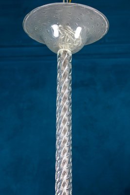 Hand-Blown Glass Pendant Lantern, 1940s-MBH-1032374